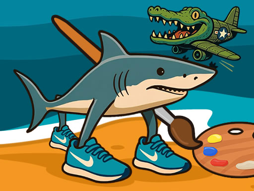 イタリアのブレインロットぬり絵ゲーム