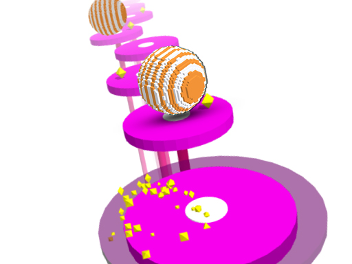 跳ねるビー玉ゲーム