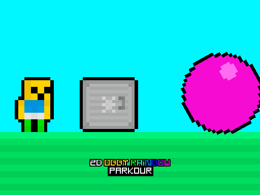 2D Obby レインボー パルクール ゲーム