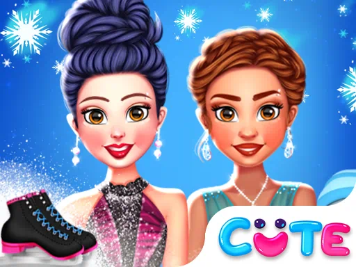 プリンセスウィンターアイススケート衣装ゲーム
