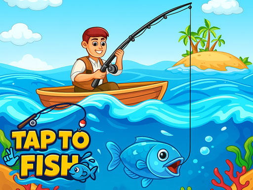 タップして魚釣りゲーム