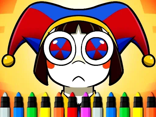 デジタルサーカスぬりえアドベンチャーゲーム