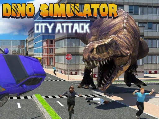 恐竜シミュレーター シティアタックゲーム カバー画像