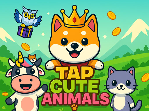 かわいい動物をタップするゲーム