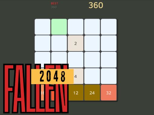 Fallen 2048 ゲーム