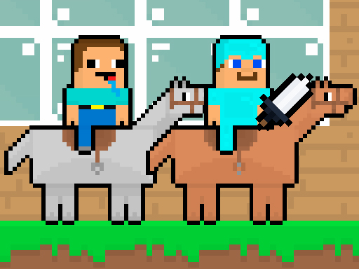 初心者対プロの馬術ゲーム