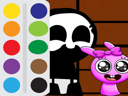 Baby Sprunki Incredibox ぬりえゲーム