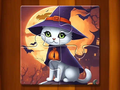 不気味なハロウィーンのジグソーパズルゲーム カバー画像