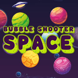 バブルシューター宇宙ゲーム