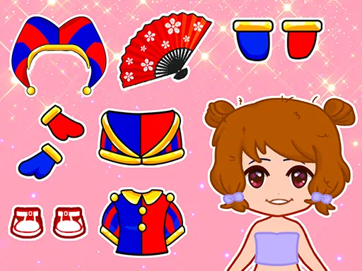 素敵な人形のドレスアップゲーム